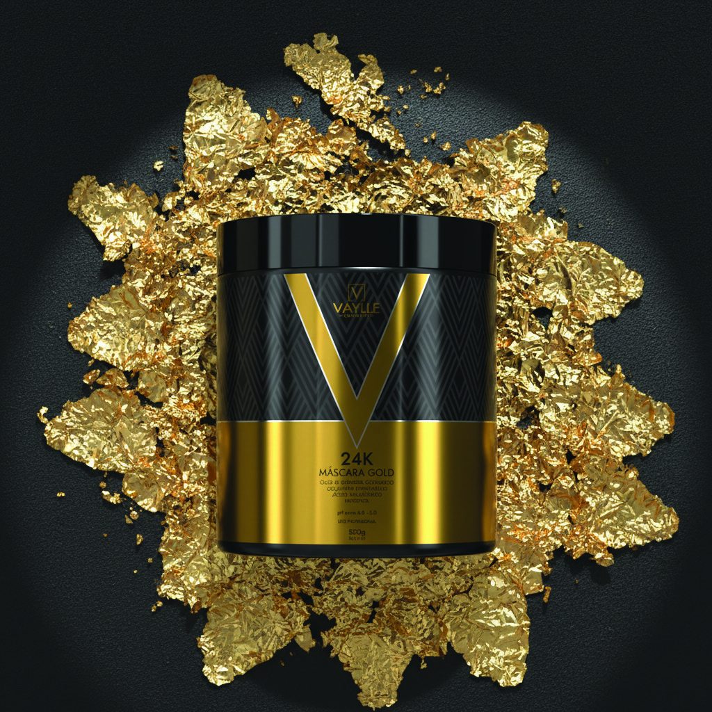 Máscara Gold 24K Vaylle Cosmetics